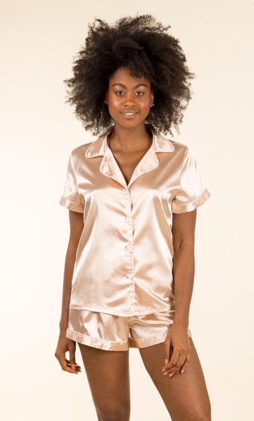 Lot de 5 pyjamas short champagne