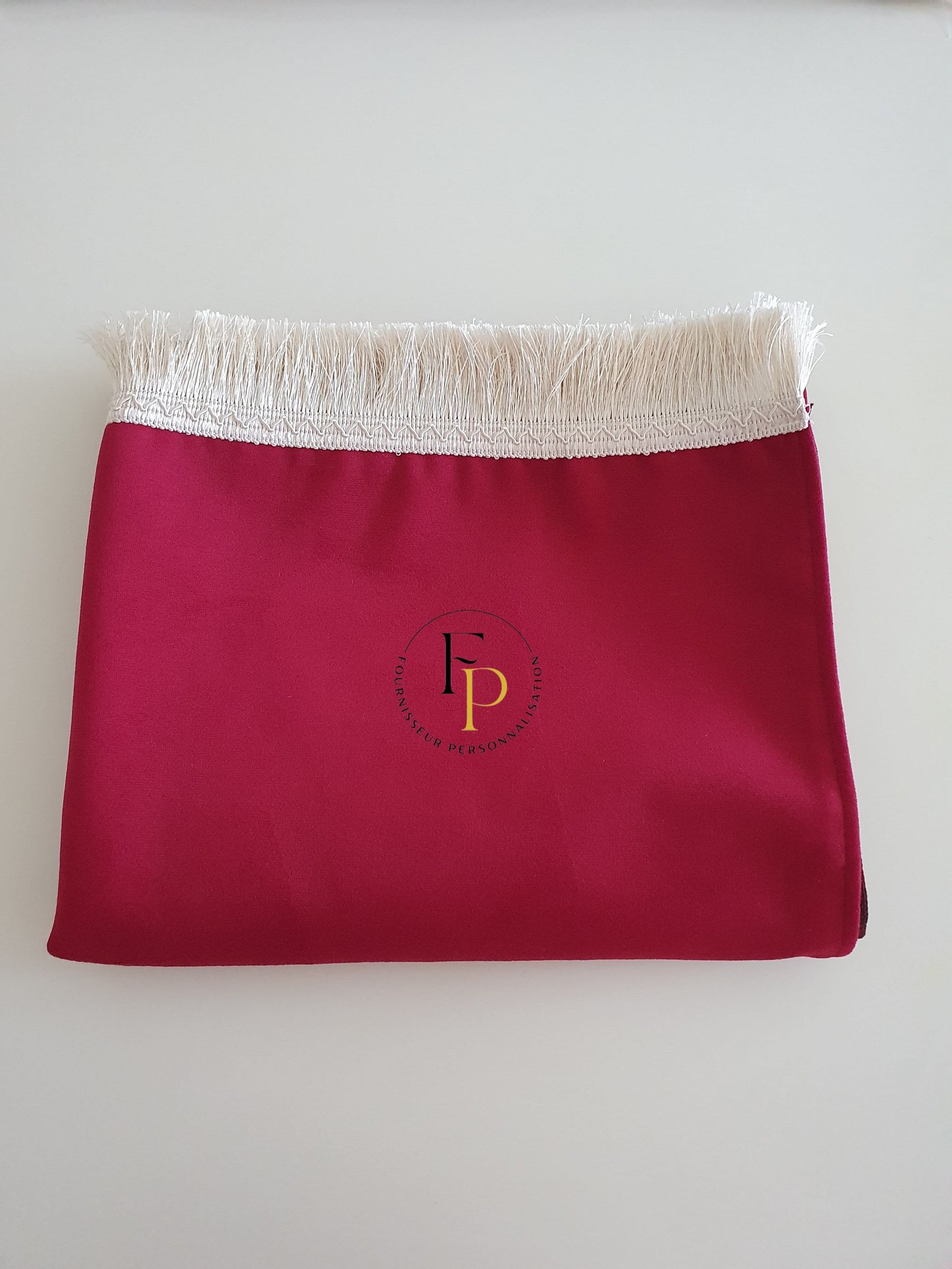 Tapis de prière fin aspect velours