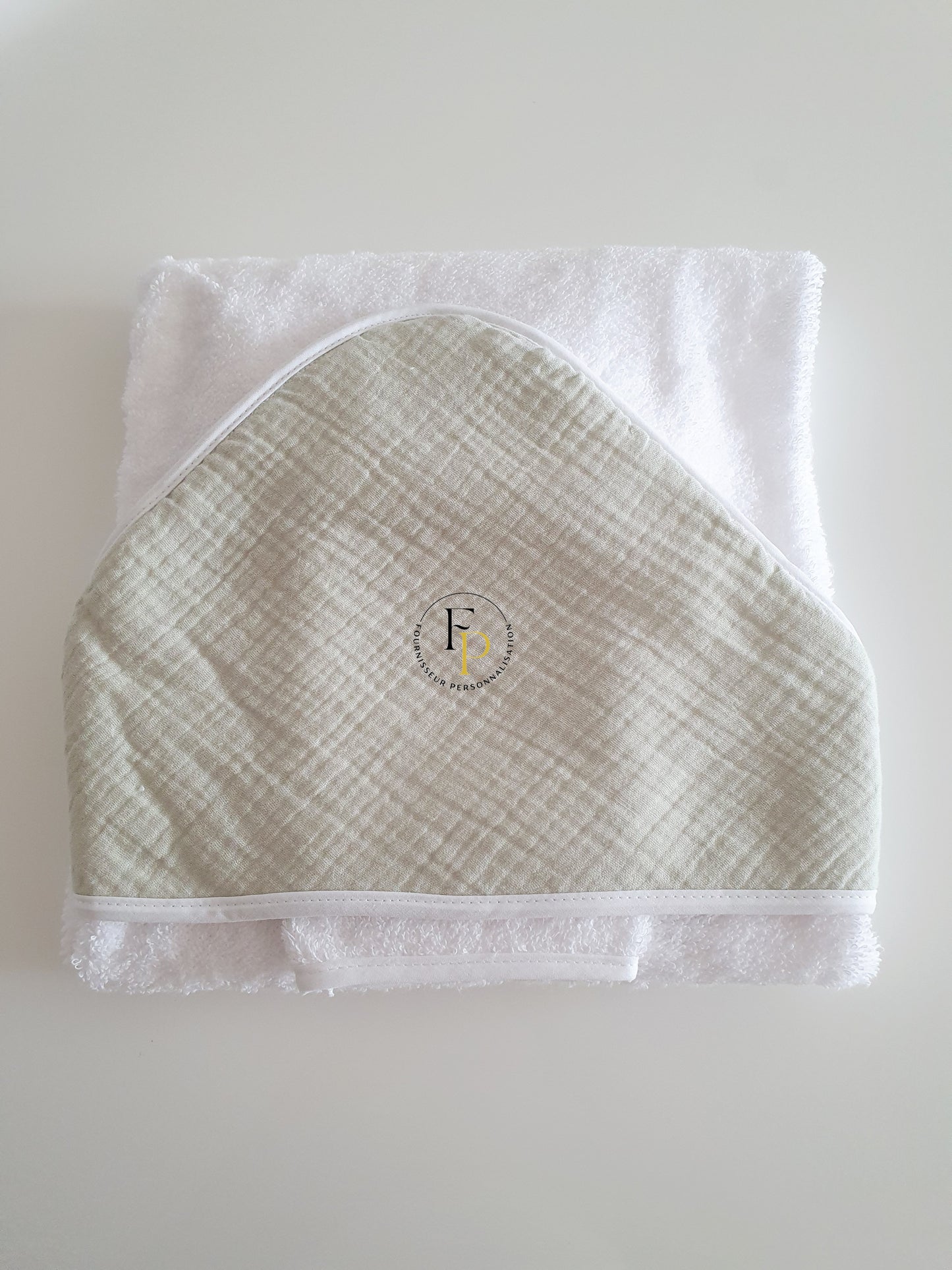 Cape de bain gaze de coton