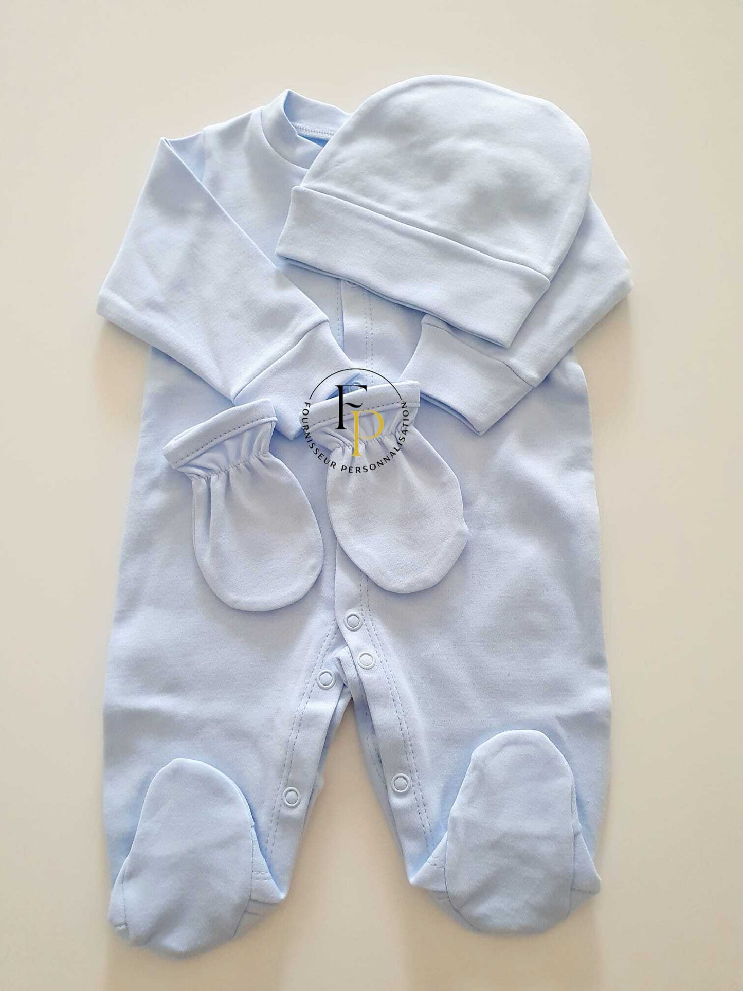 Lot de 2 ensembles bébé 100% coton