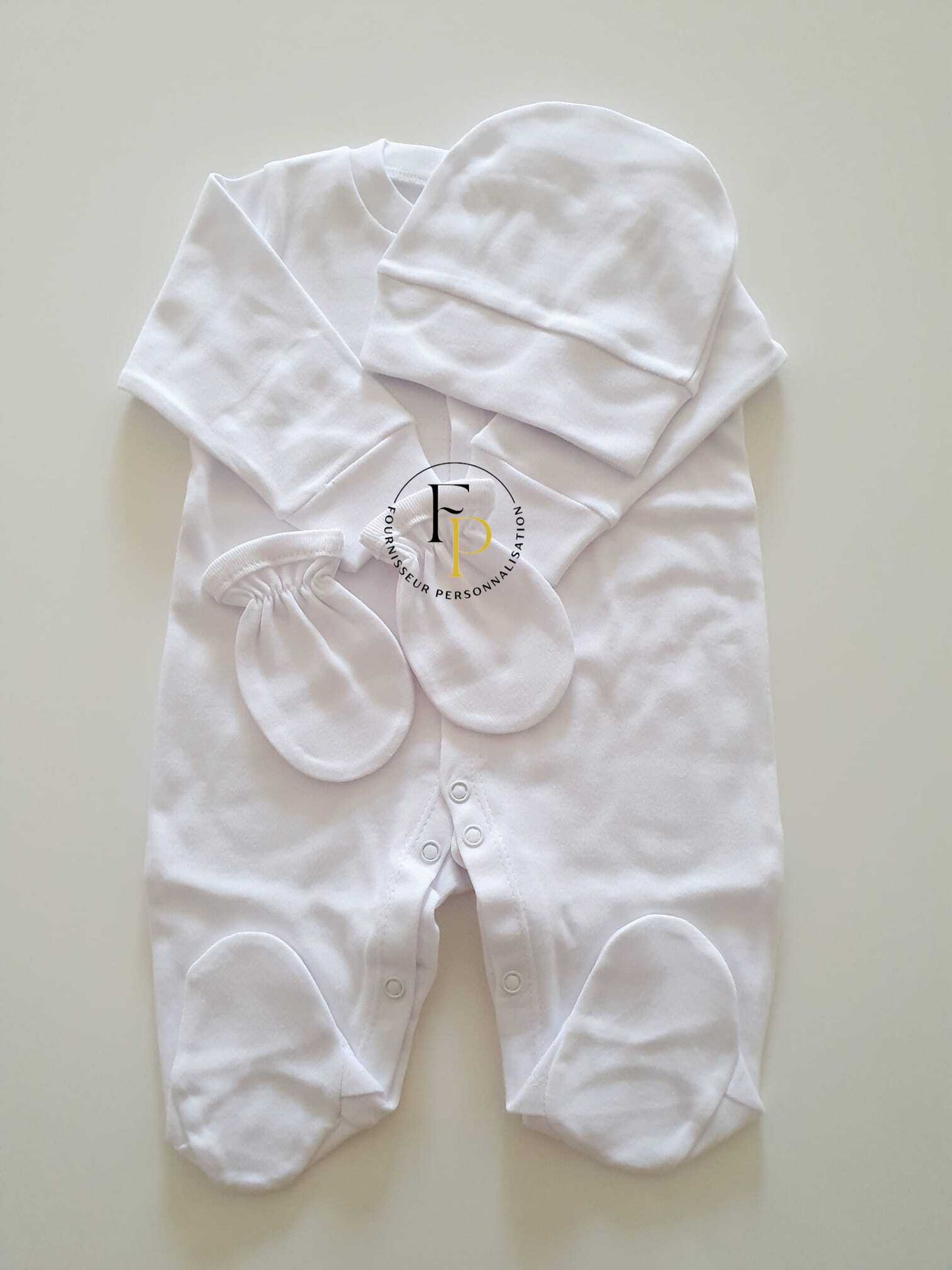 Lot de 2 ensembles bébé 100% coton