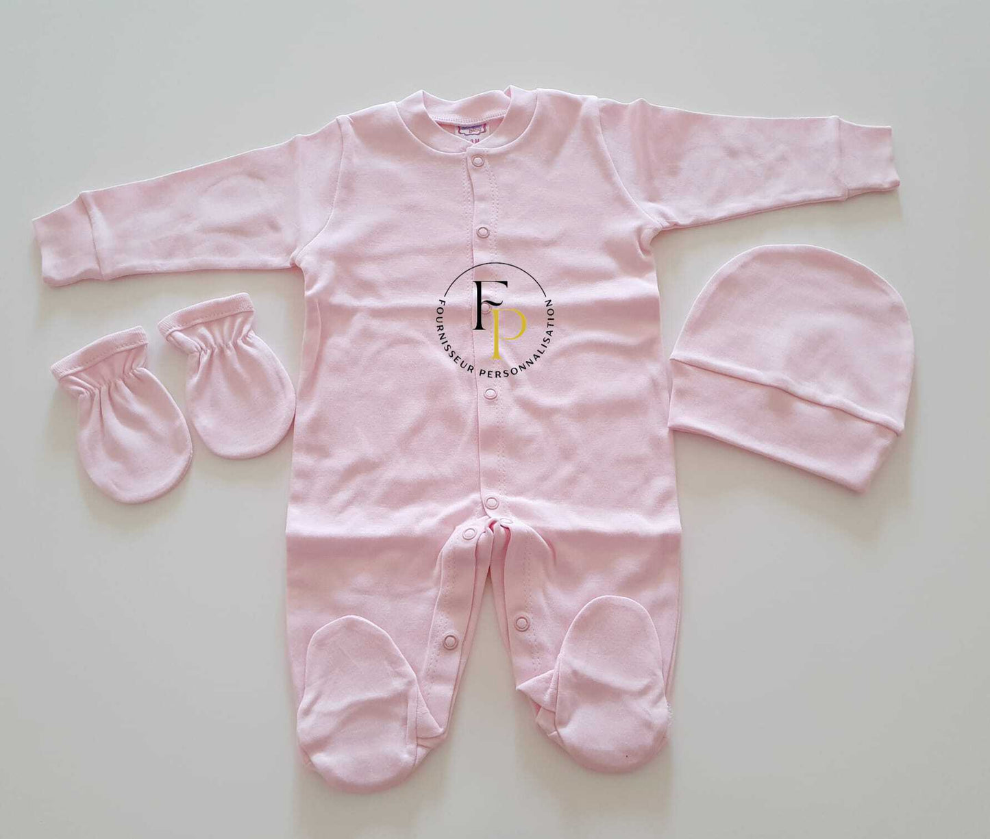 Lot de 2 ensembles bébé 100% coton