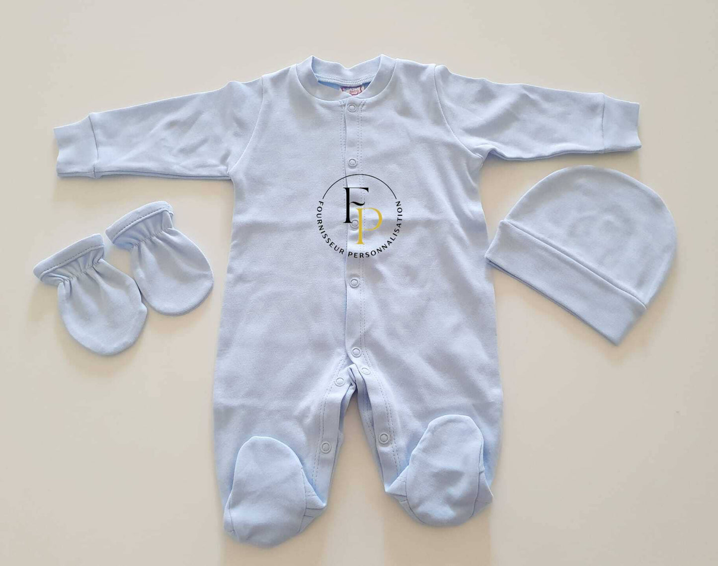 Lot de 2 ensembles bébé 100% coton