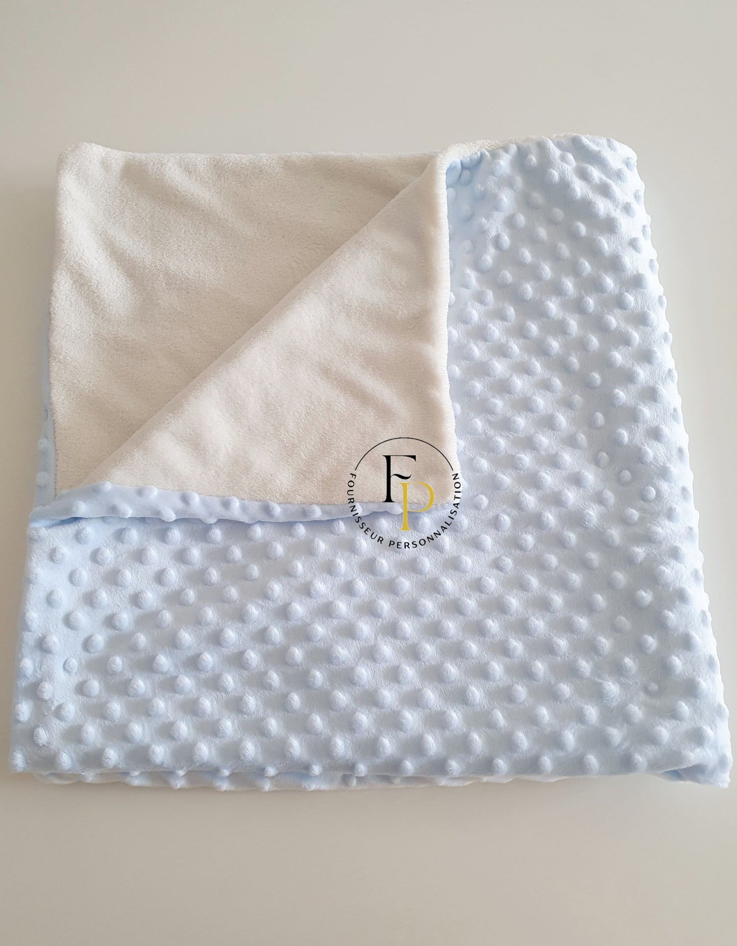 Plaid bébé minky polaire