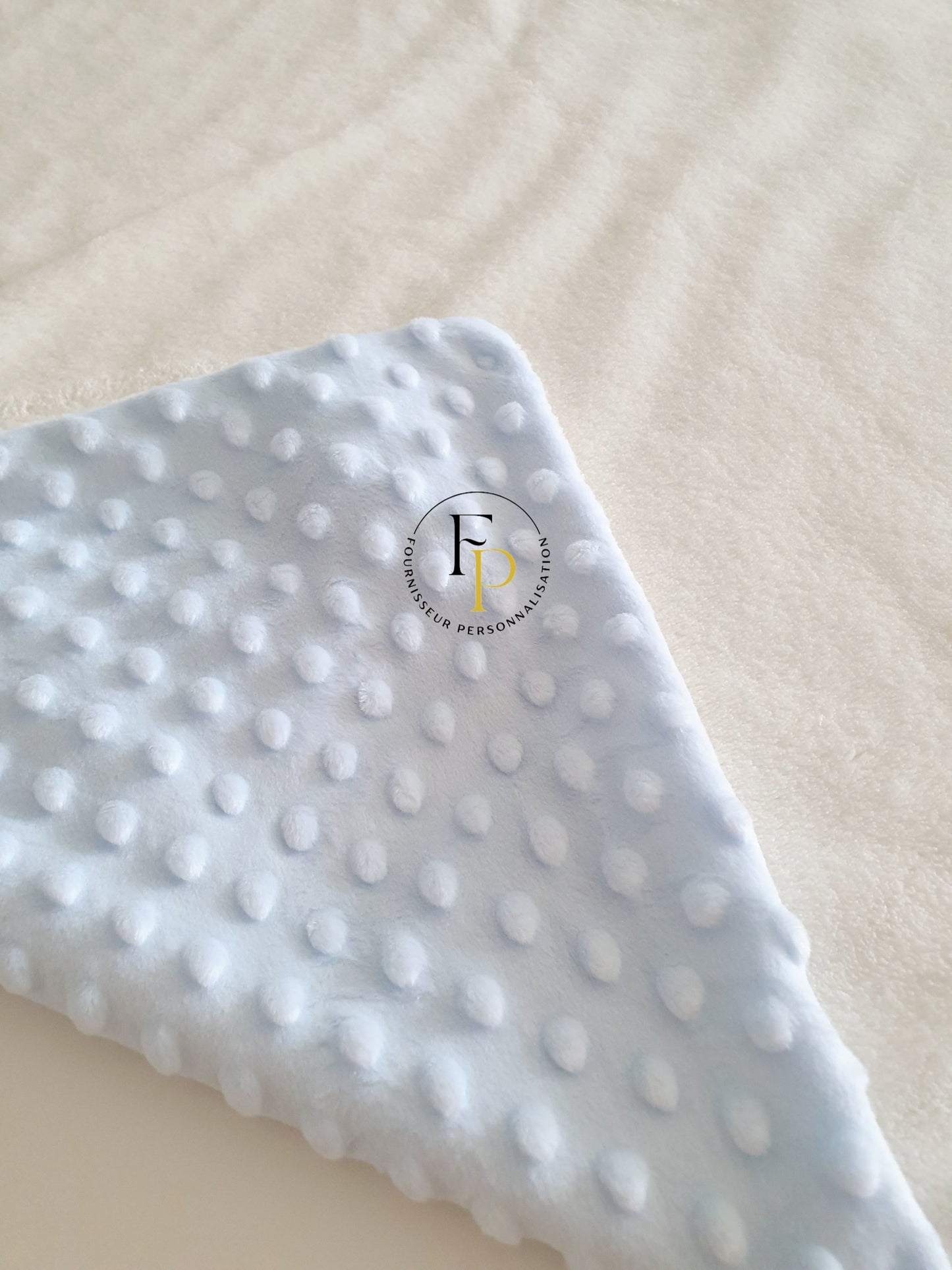 Plaid bébé minky polaire