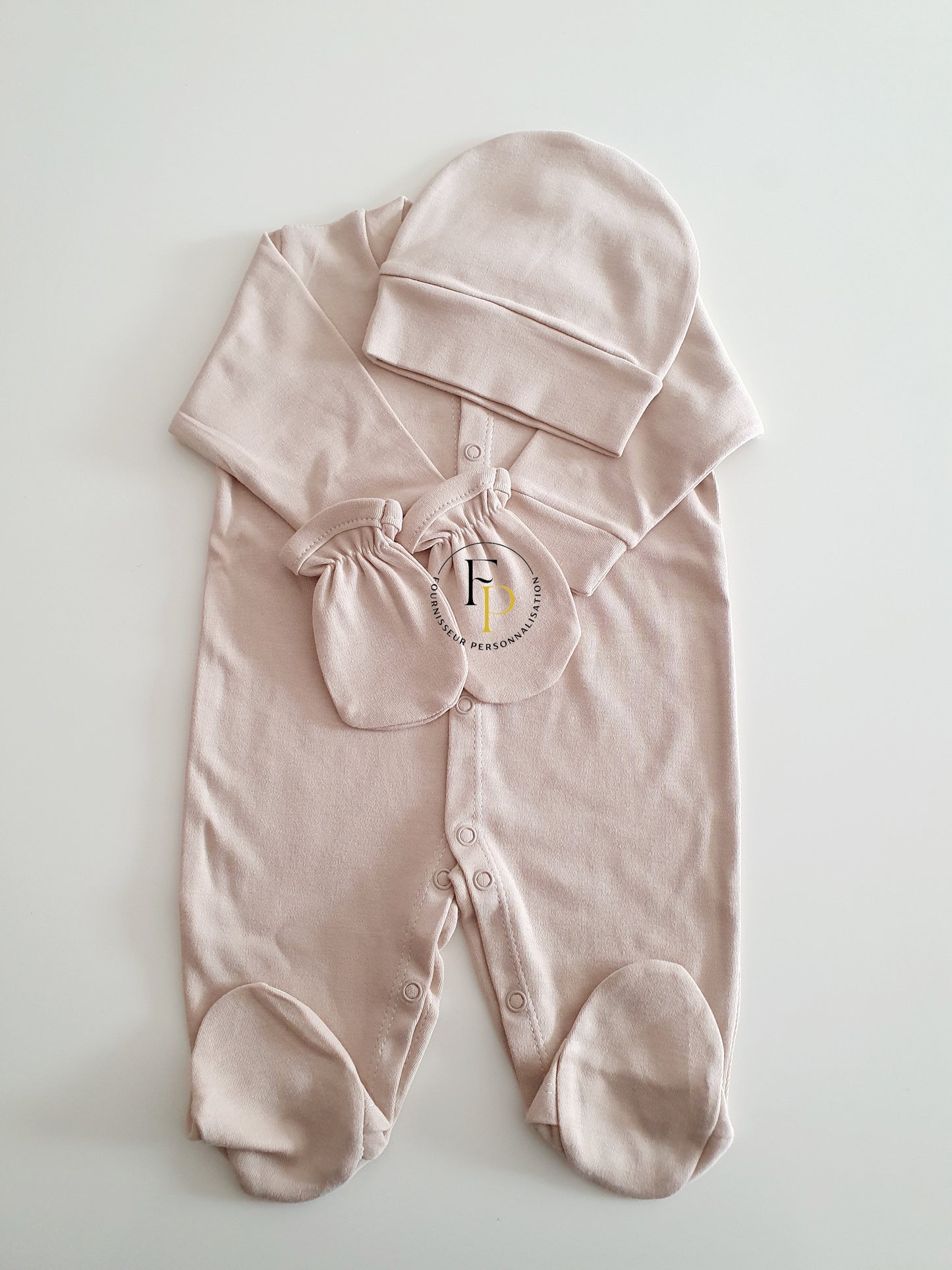 Lot de 2 ensembles bébé 100% coton