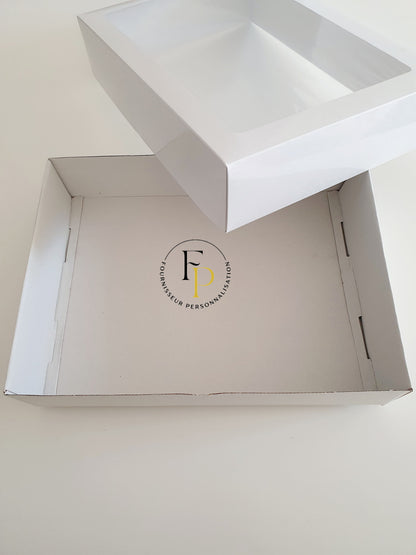 Lot de 10 boîtes avec fenêtre - Fournisseur Personnalisation