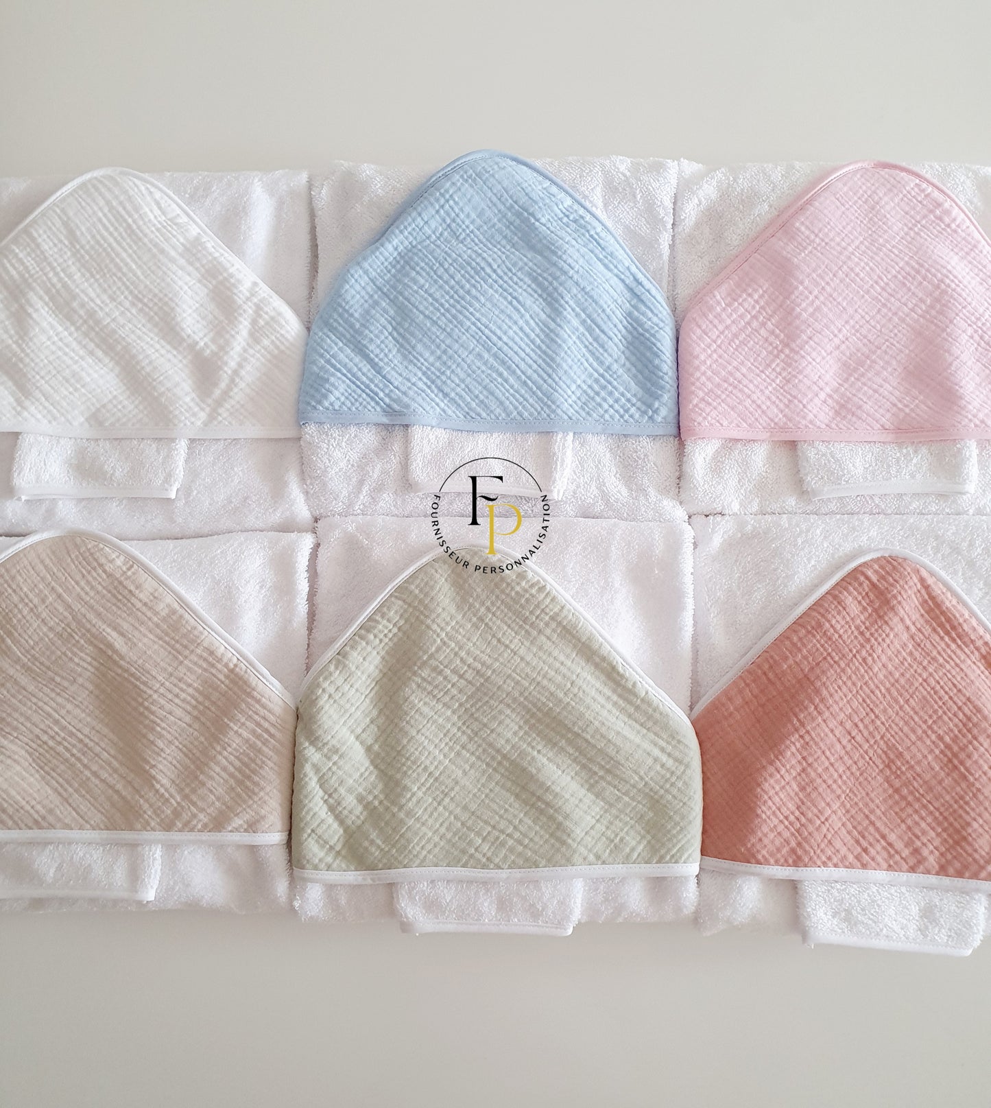 Cape de bain gaze de coton