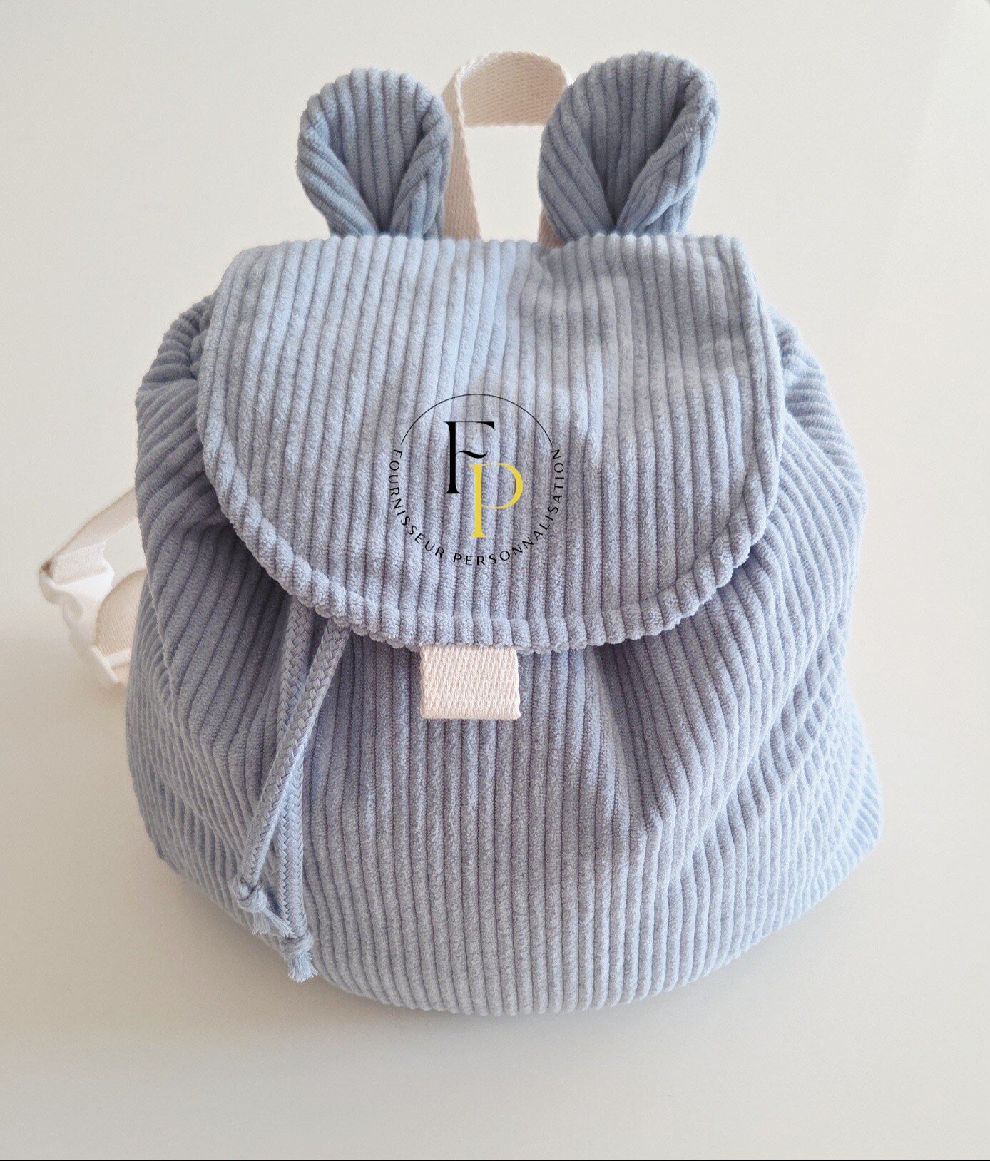 Sac à dos oreilles côtelé