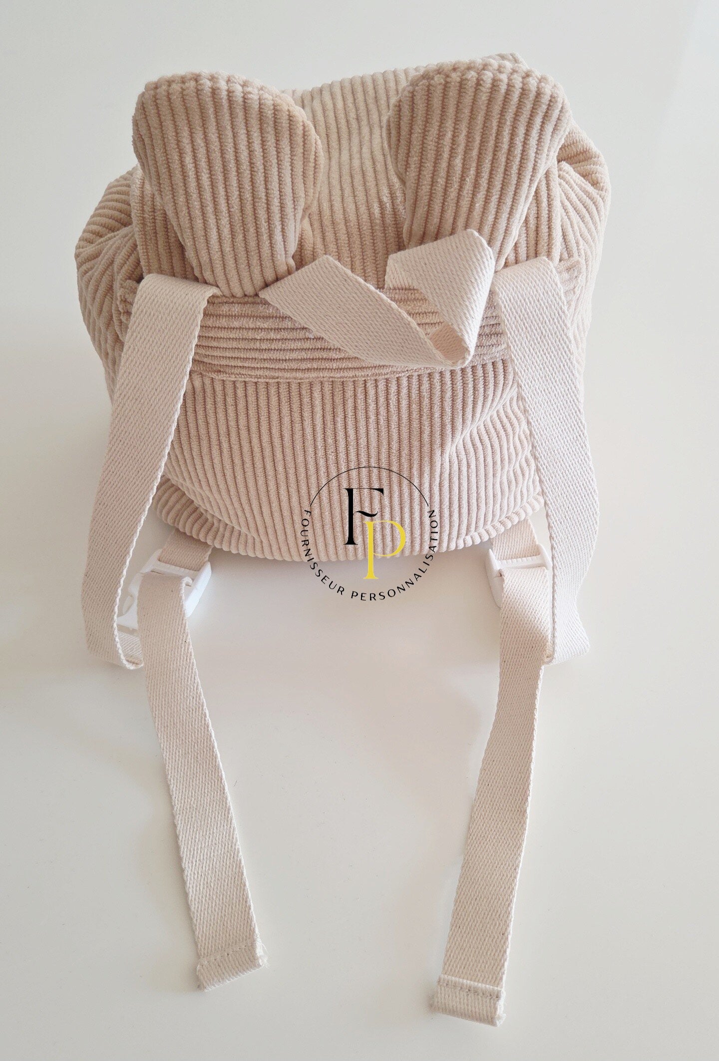 Sac à dos oreilles côtelé