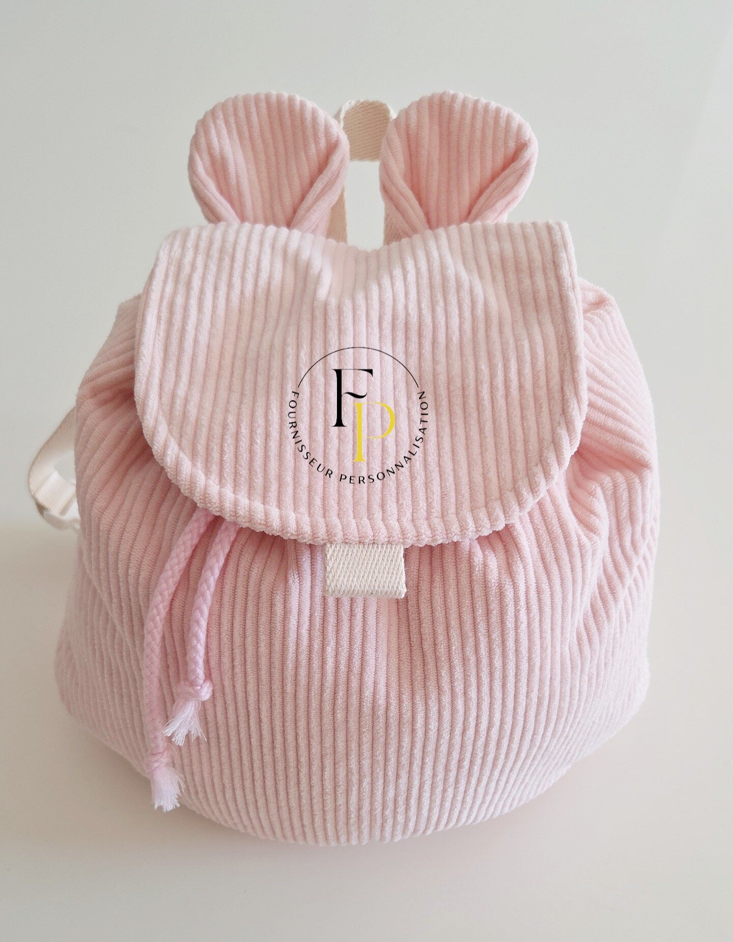 Sac à dos oreilles côtelé