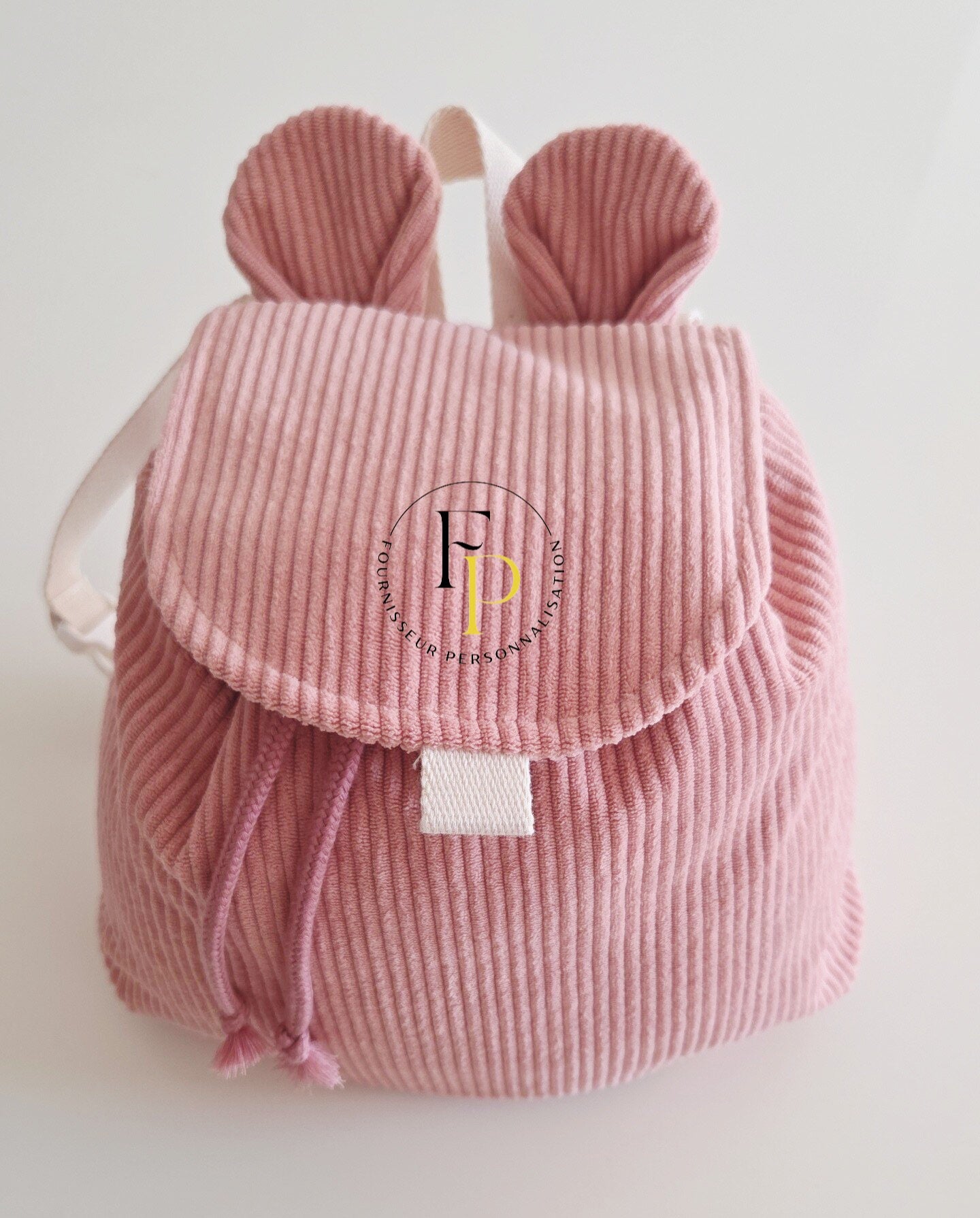 Sac à dos oreilles côtelé