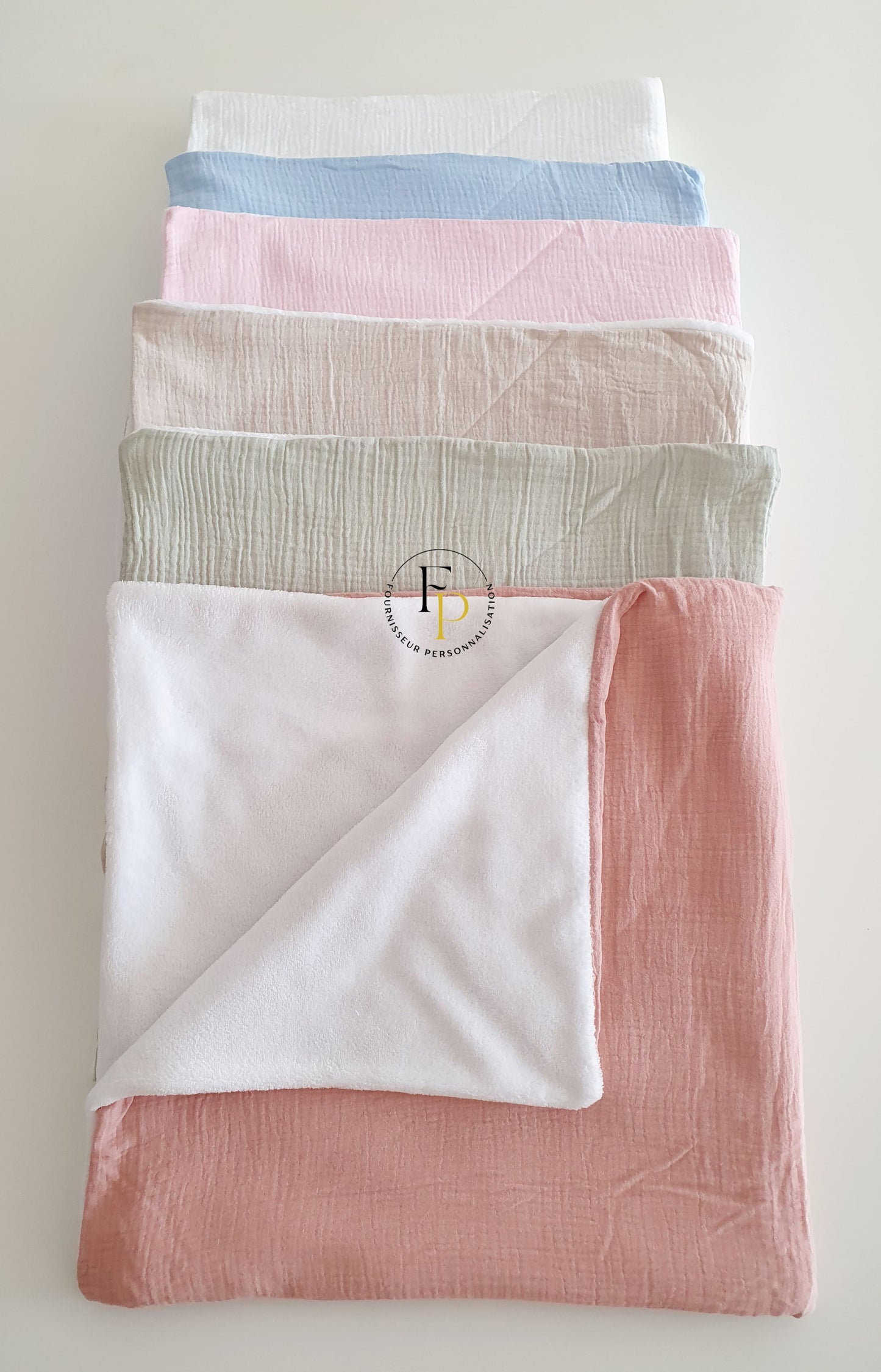 Plaid bébé gaze de coton