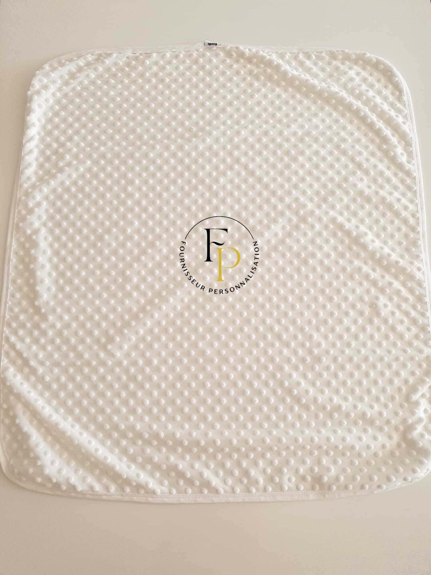 Plaid bébé minky fin