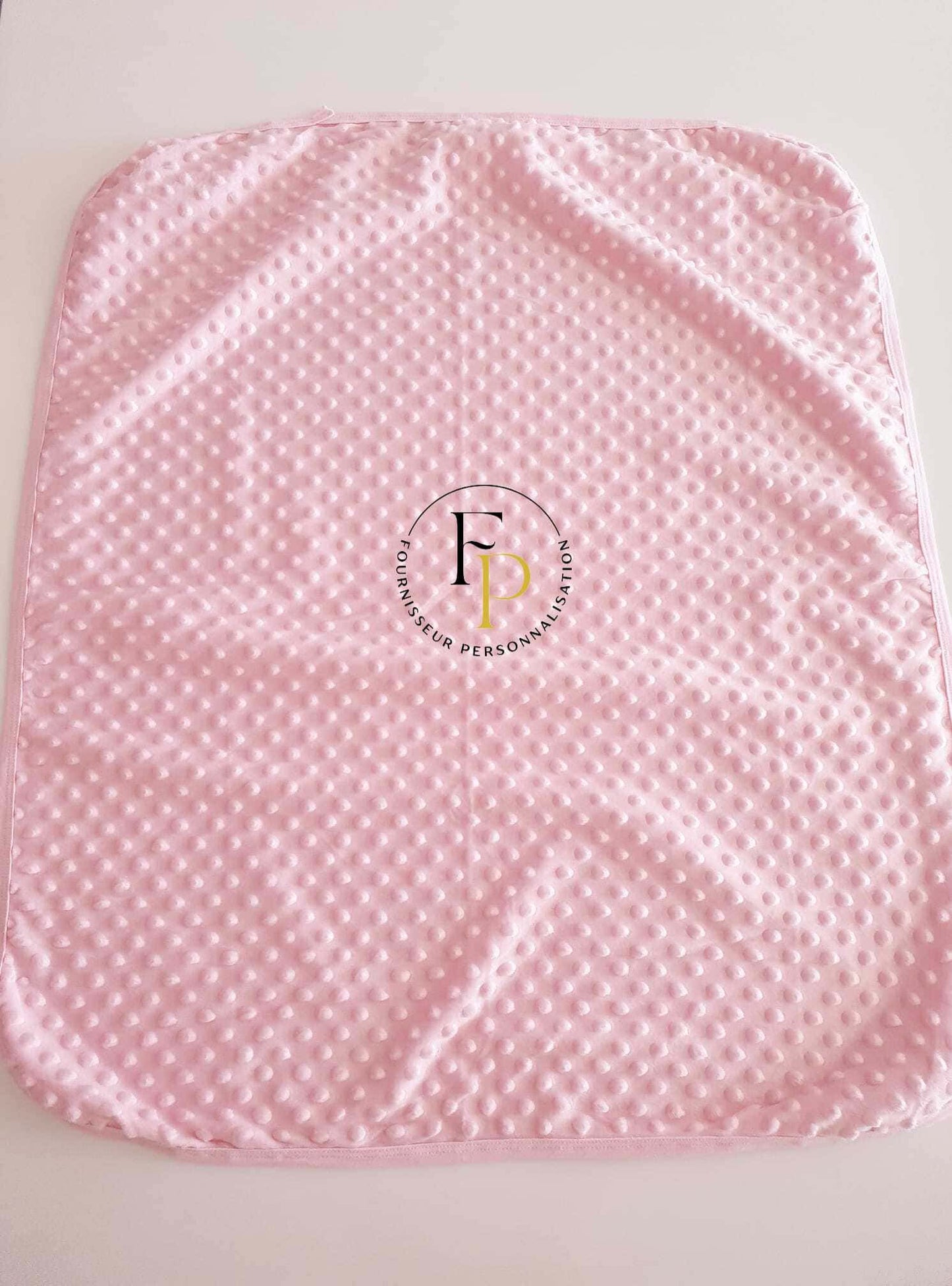 Plaid bébé minky fin