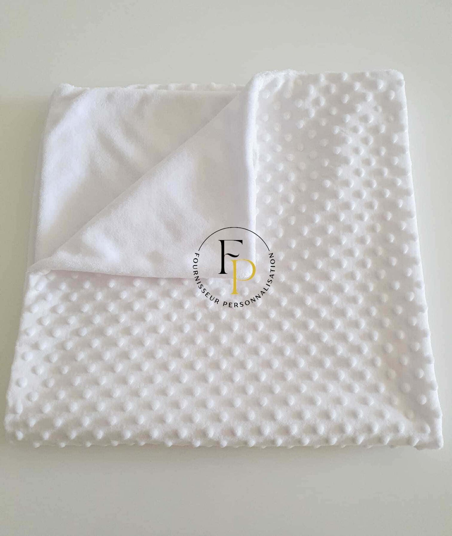 Plaid bébé minky polaire