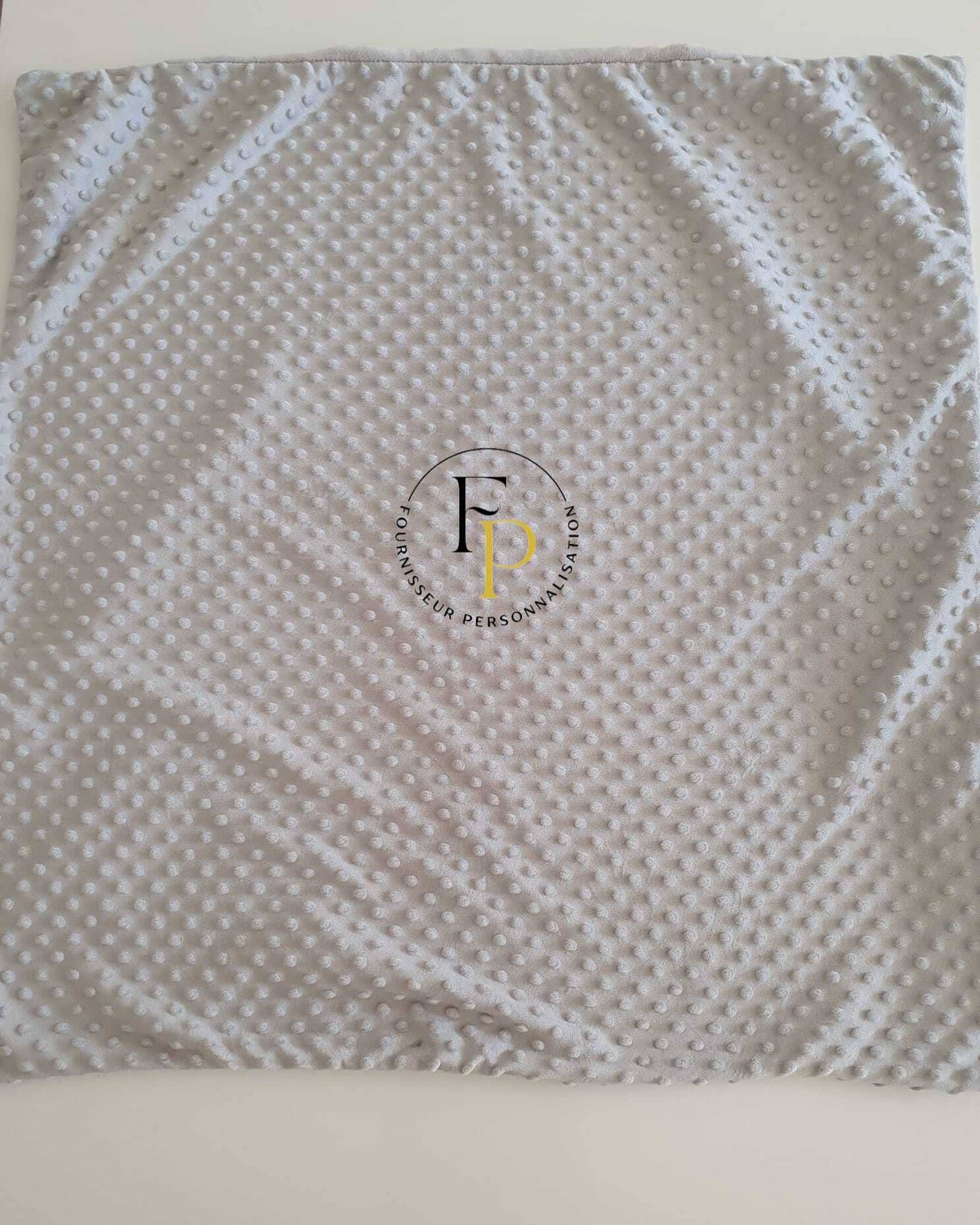 Plaid bébé minky polaire