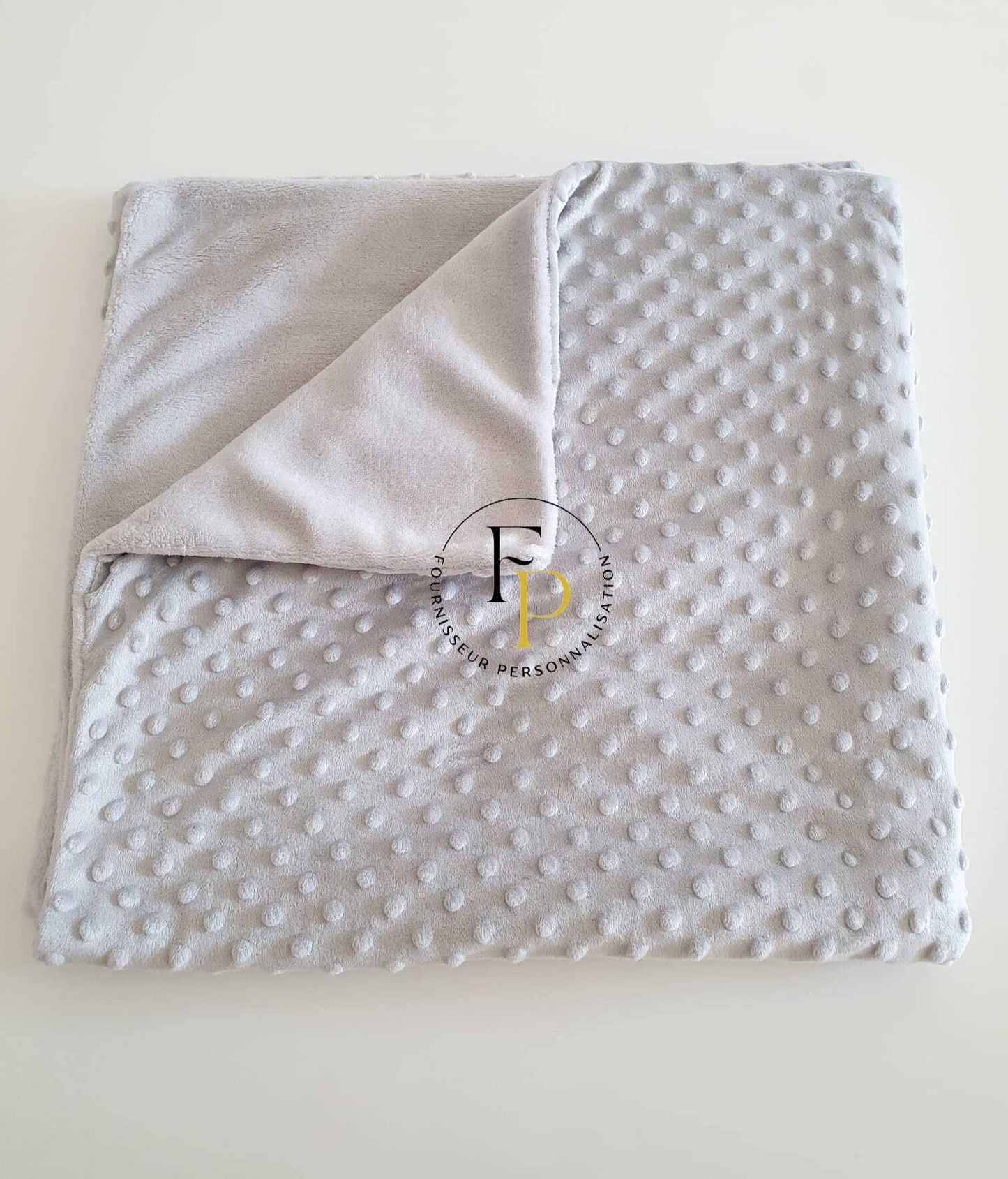 Plaid bébé minky polaire