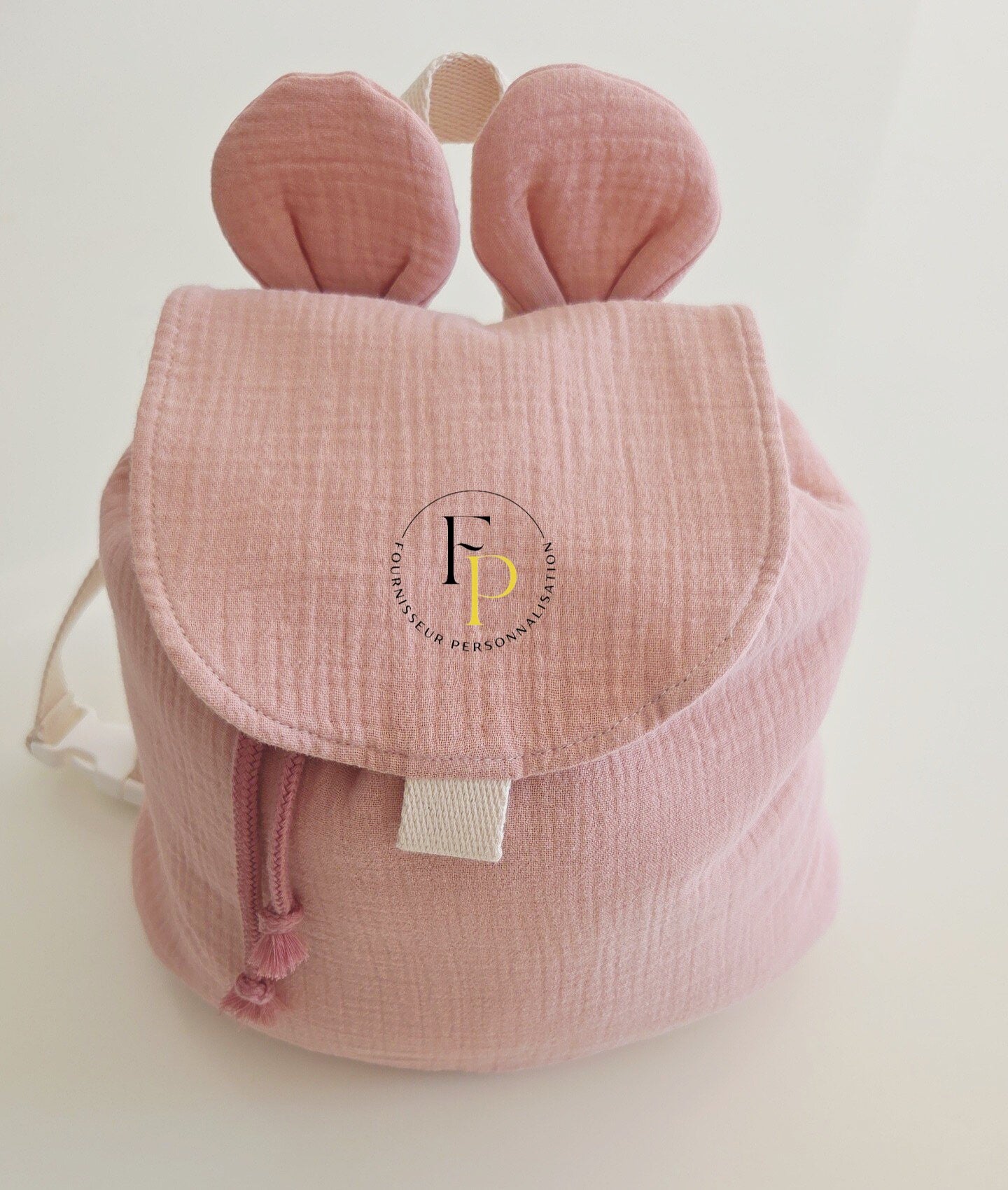 Sac à dos oreilles gaze de coton