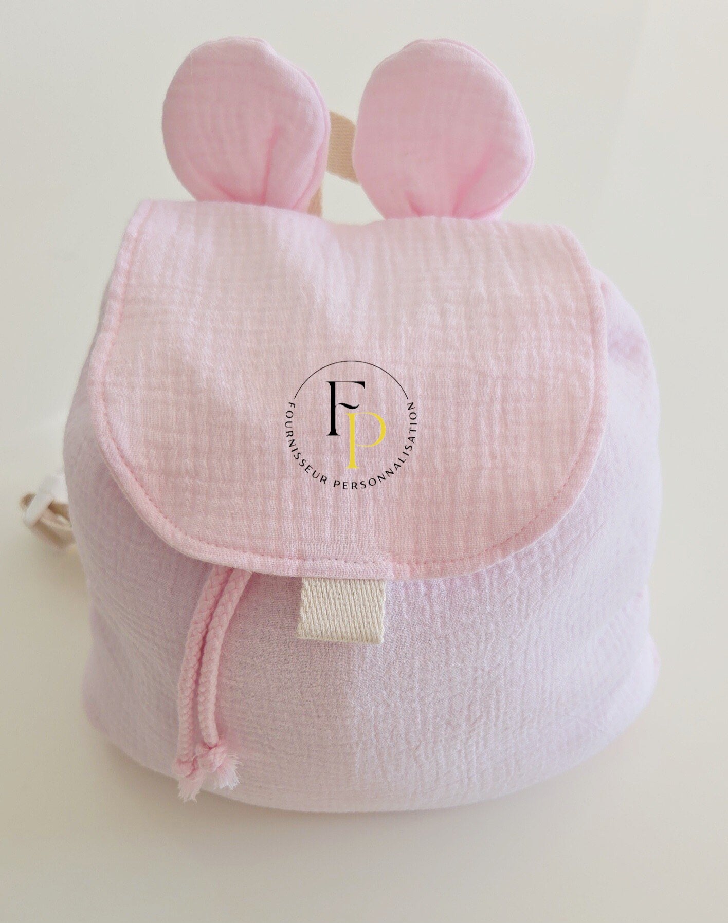 Sac à dos oreilles gaze de coton