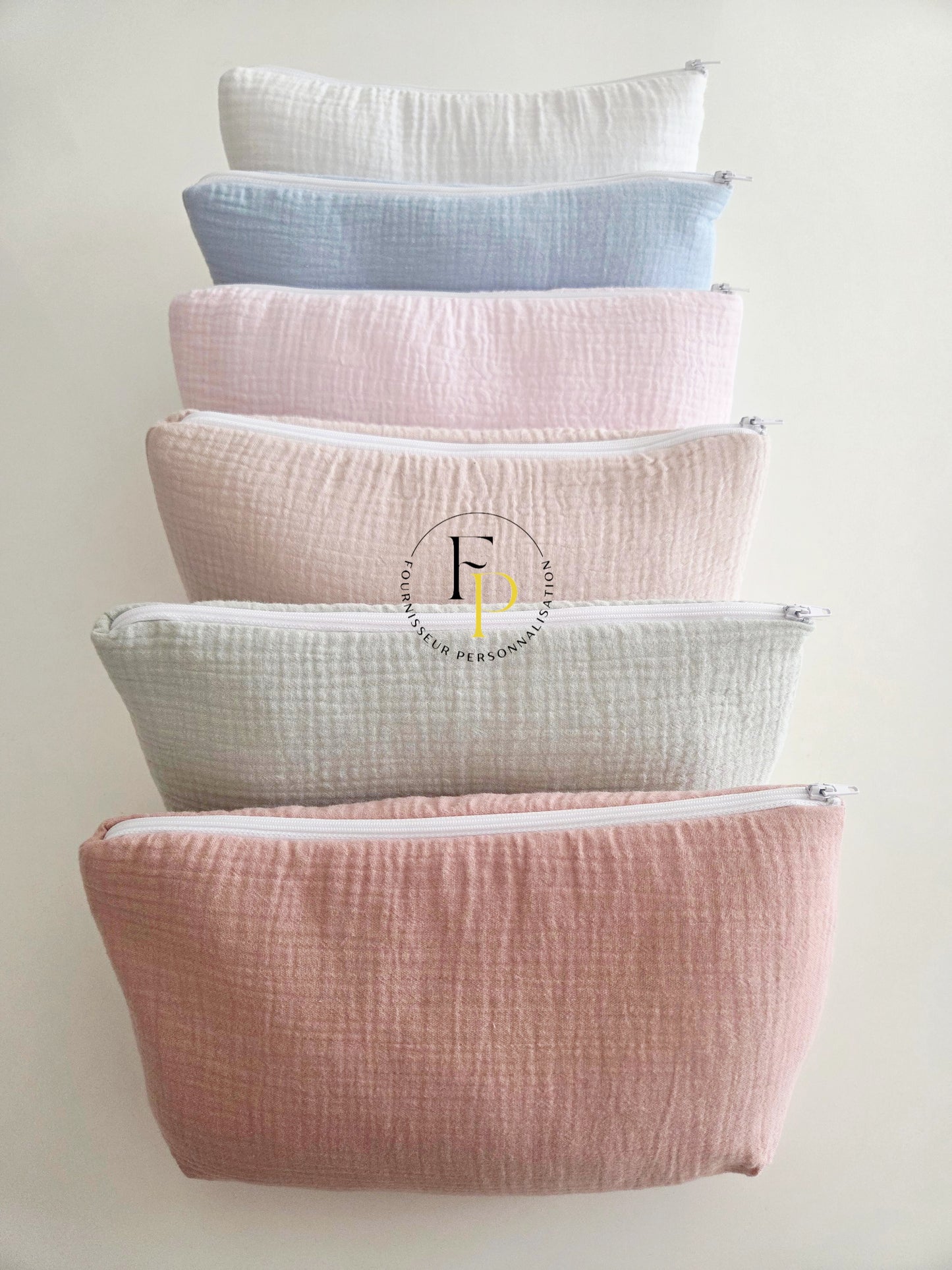 Trousse de toilette gaze de coton