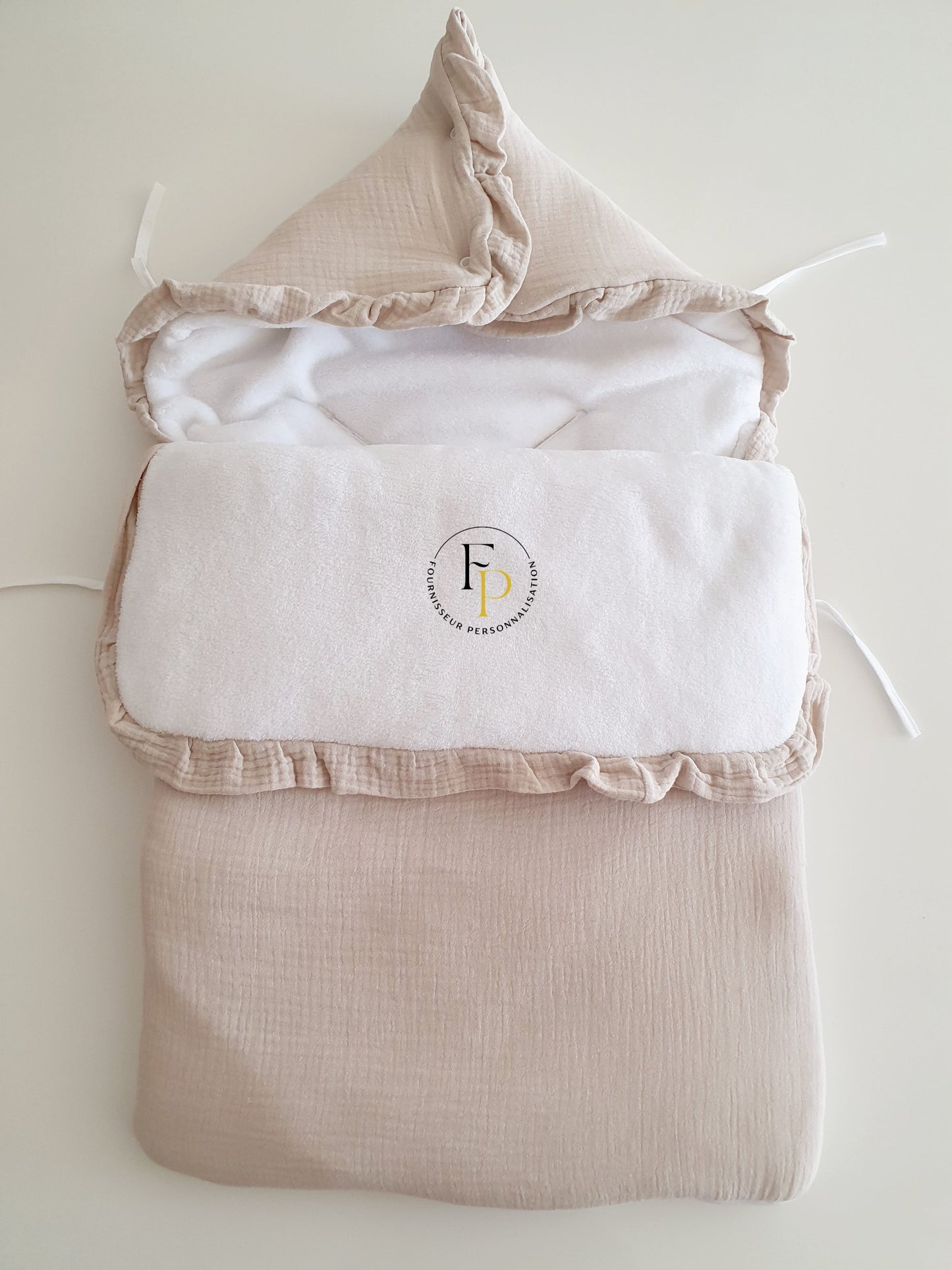 Nid d'ange gaze de coton avec passage ceinture