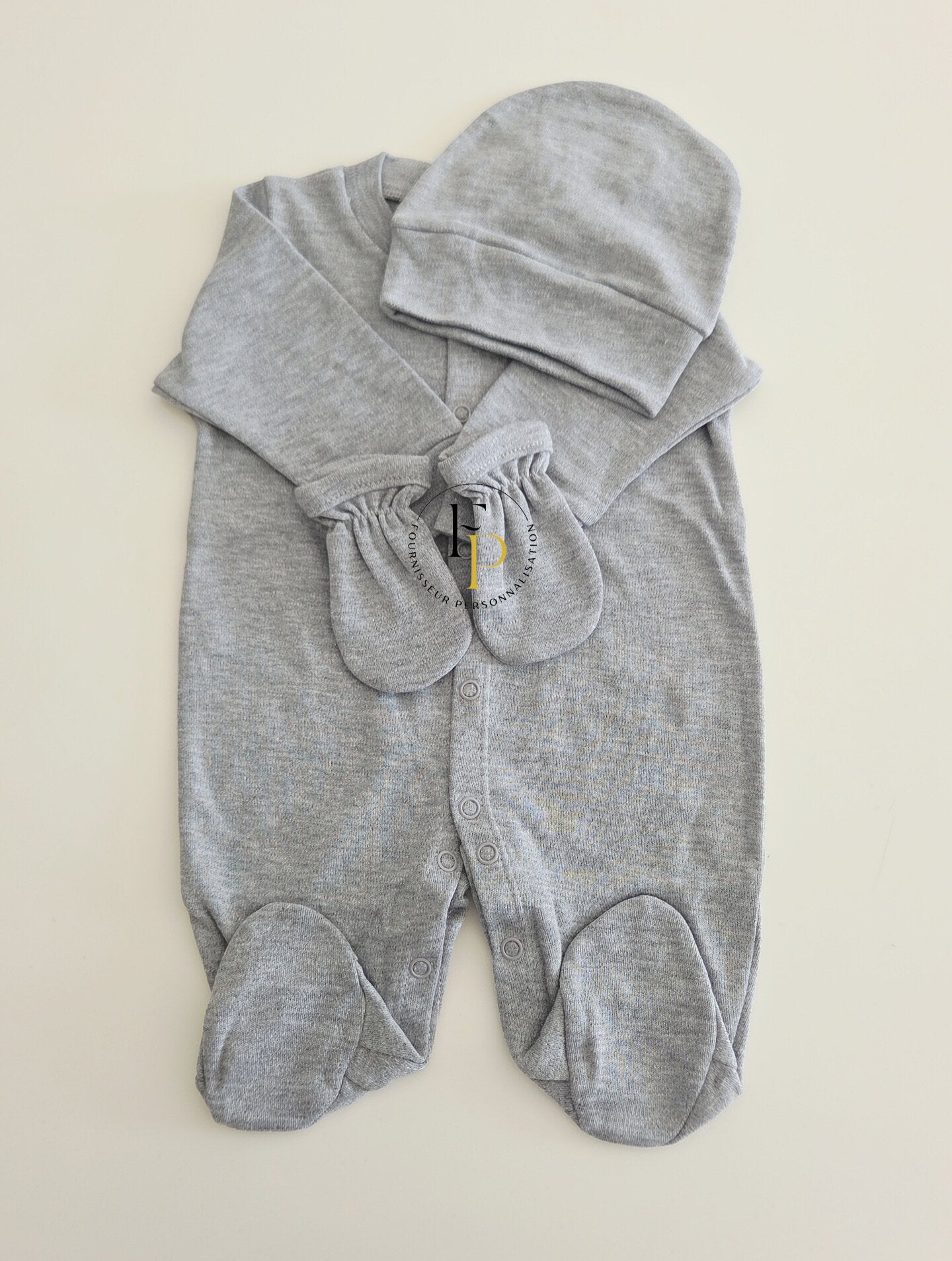 Lot de 2 ensembles bébé 100% coton